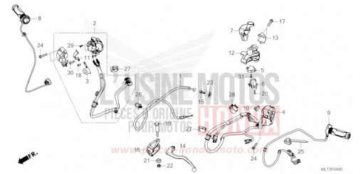 HANDLE LEVER/SWITCH/CABLE CB1000GTT de 2026